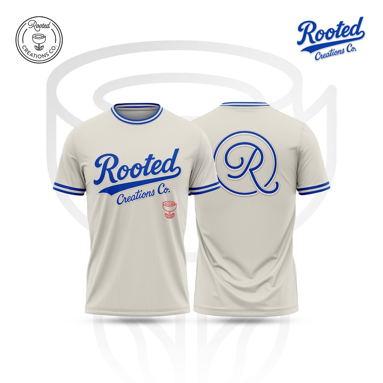 Doyer Blue Script Jersey