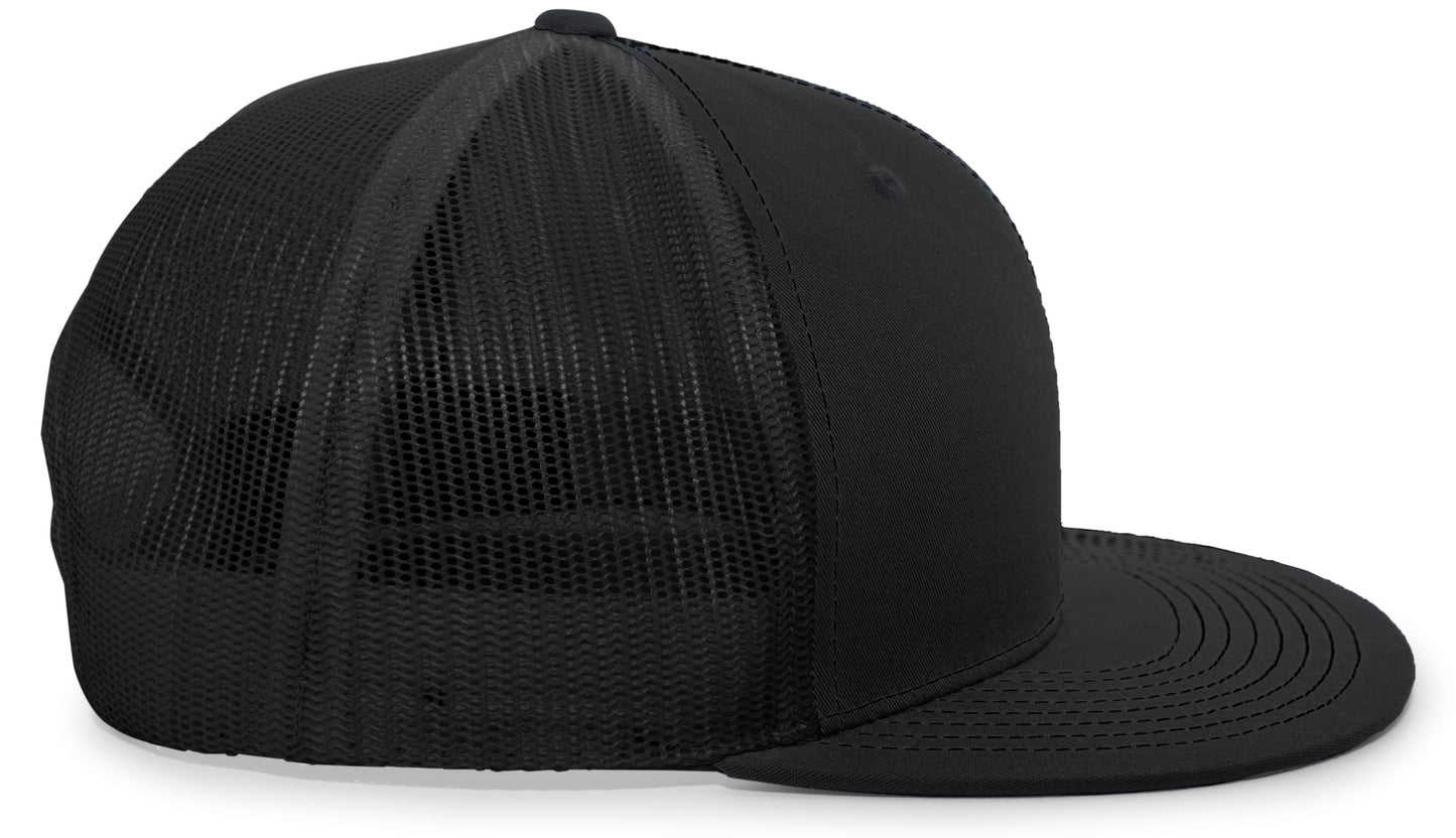 Trucker Snapback - Black/Black