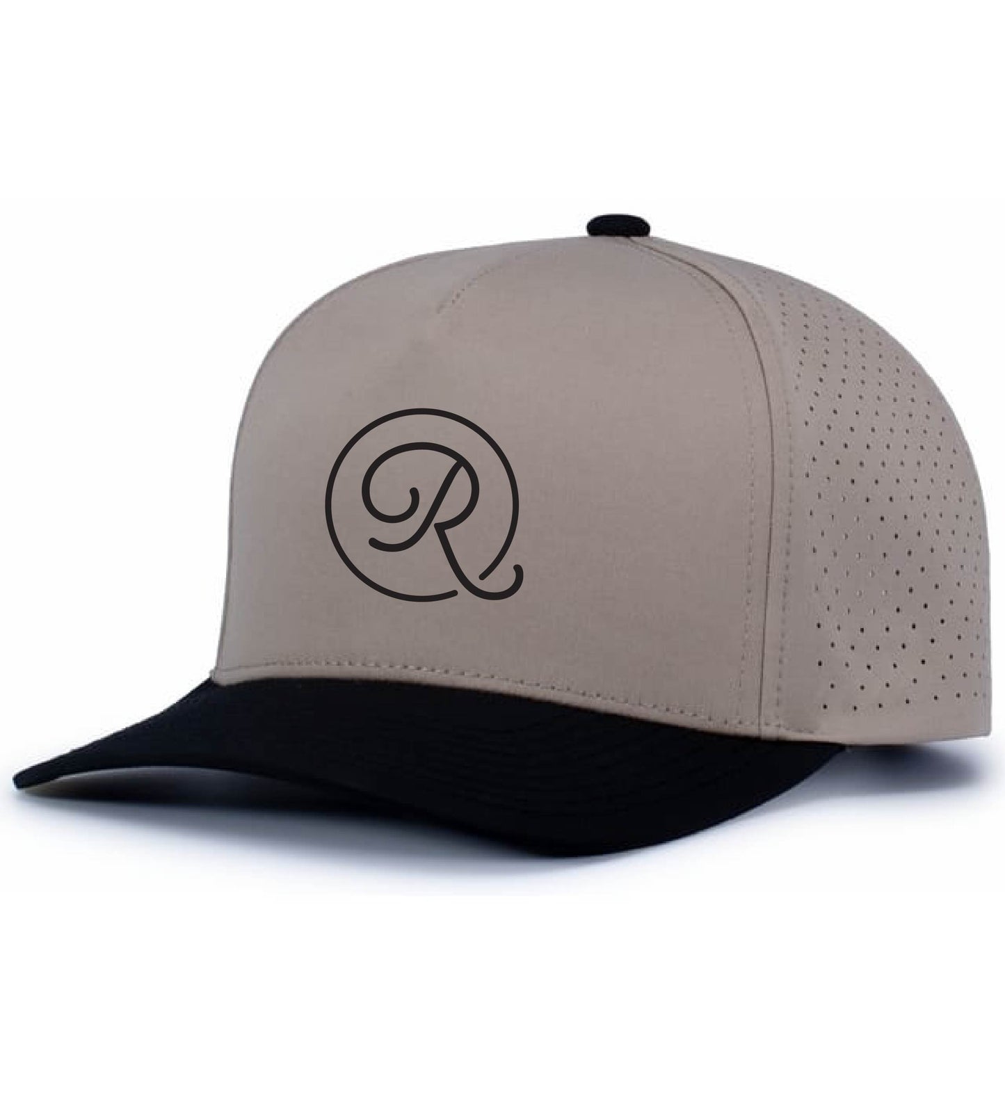 Icon Perforated Snapback - Mink/Black