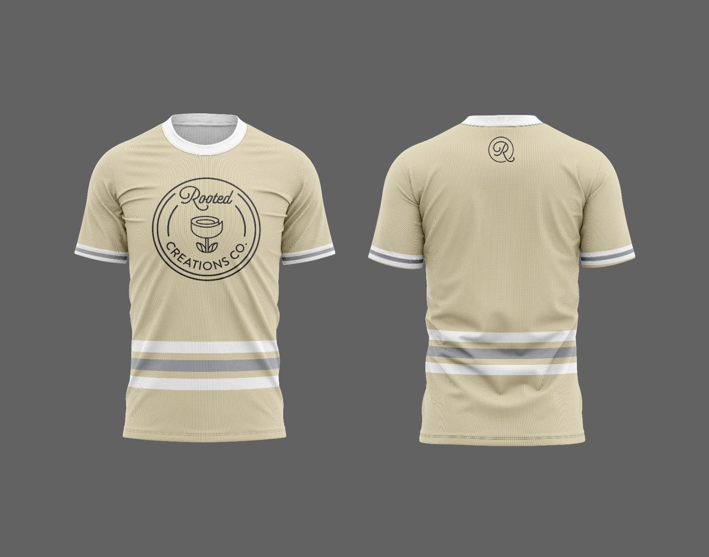 Circular Badge Jersey - Cream