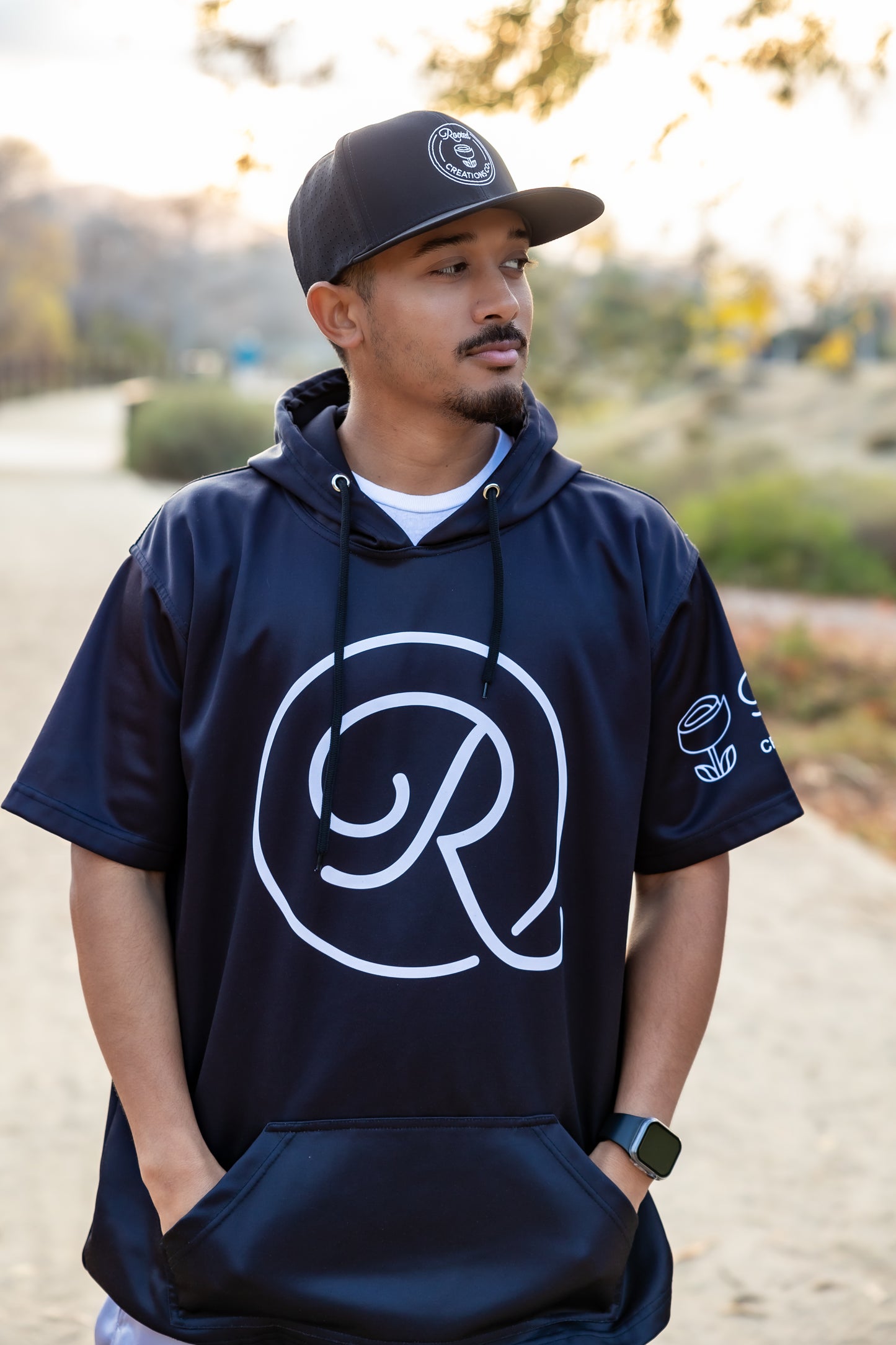 OG Short Sleeve Hoodie - Black