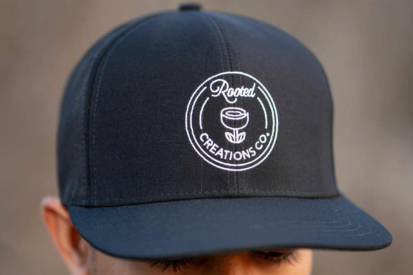 Perforated Snapback Hat