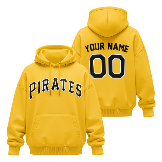 PVLL Pirates Personalized Name & Number Pullover Hoodie