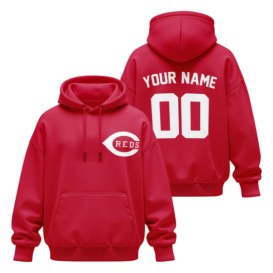PVLL Reds Personalized Name & Number Pullover Hoodie