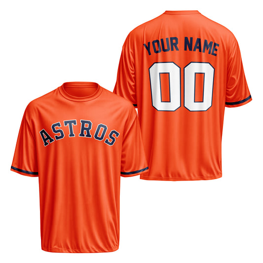 PVLL Astros Personalized Name & Number Tee
