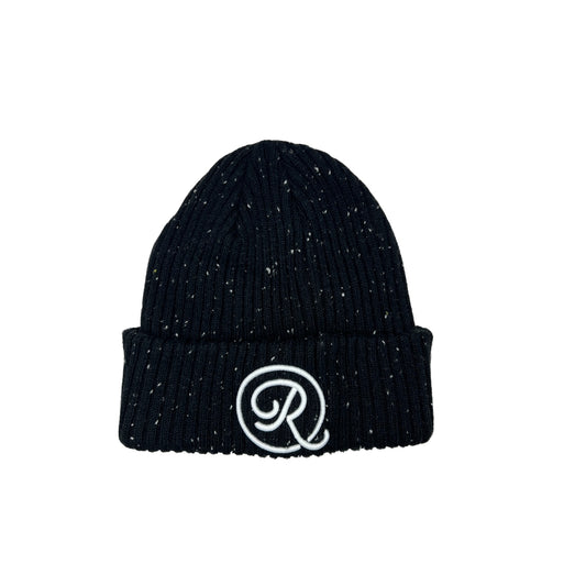 Icon Tweed Beanie - Black